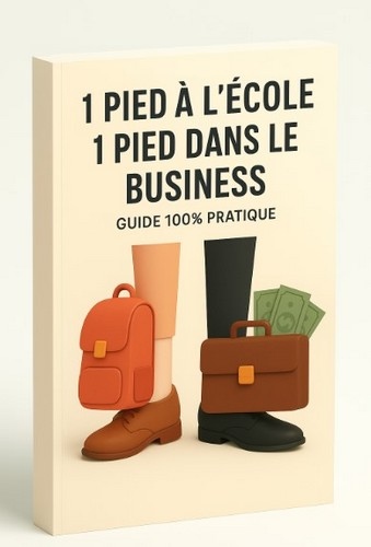 1 pied à l’école, 1 pied dans le business  Guide 100% Pratique