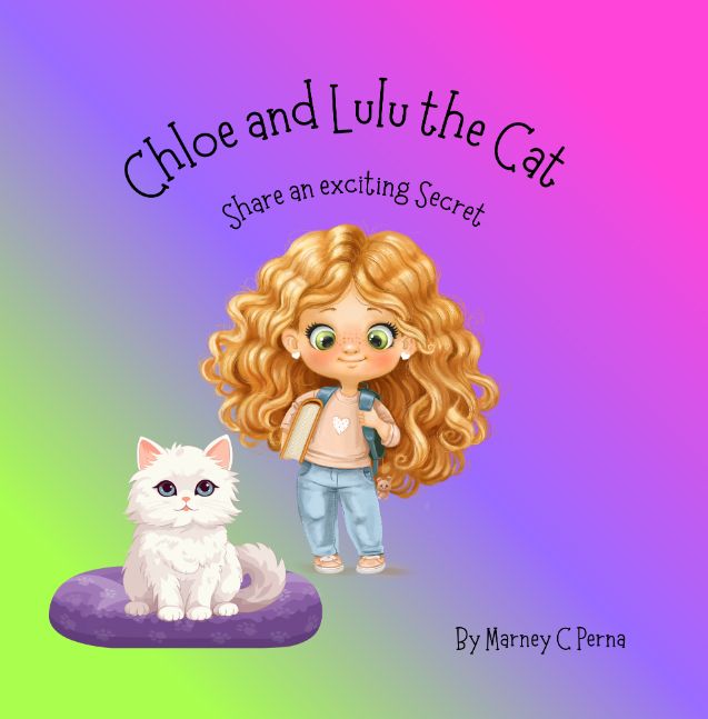 Chloe and Lulu the Cat - Share an exciting Secret.